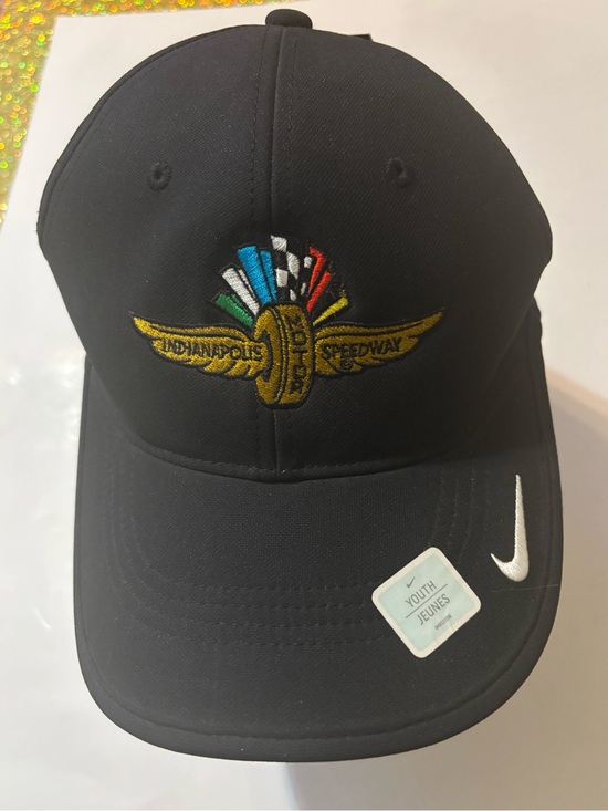 Nike Other - Nike Black Cap with Multicolor Indianapolis Speedway Emblem